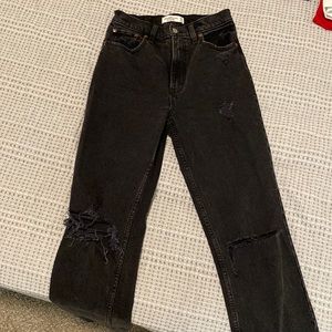 Abercrombie & Fitch The 90s Straight Ultra High Rise